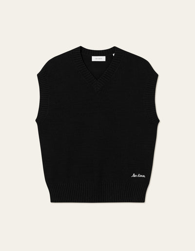 Les Deux MEN Brad Slipover Knitwear 100100-Black