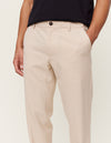 Les Deux MEN Como Reg Twill Pants Pants 847847-Light Desert Sand Melange