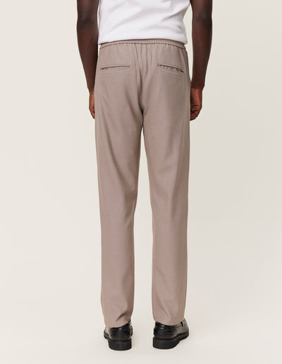 Les Deux MEN Como Tapered Drawstring Pants - Seasonal Pants 857857-Walnut Melange