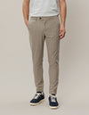 Les Deux MEN Como Twill Pinstripe Suit pants Pants 836215-Light Sand Melange/Ivory