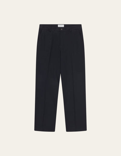 Les Deux MEN Como Twill Slacks Pants 460460-Dark Navy