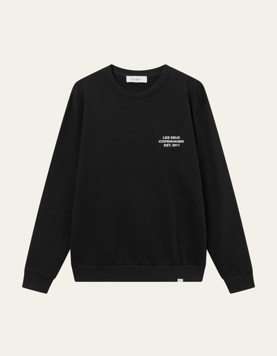 Les Deux MEN Copenhagen 2011 Sweatshirt Sweatshirt 100201-Black/White