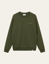 Les Deux MEN Crew Sweatshirt Sweatshirt 555550-Forest Green/Surplus Green