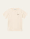Les Deux MEN Crew T-Shirt T-Shirt 218855-Light Ivory/Walnut