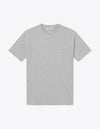 Les Deux MEN Crew T-Shirt T-Shirt 230201-Snow Melange/White