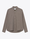 Les Deux MEN Desert Reg Shirt Shirt 336336-Mountain Grey Melange