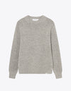 Les Deux MEN Gary Fleck Wool Roundneck Knitwear 320320-Grey Melange