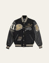 Les Deux CO-LAB Golden Bear Varsity Jacket Jacket 100100-Black