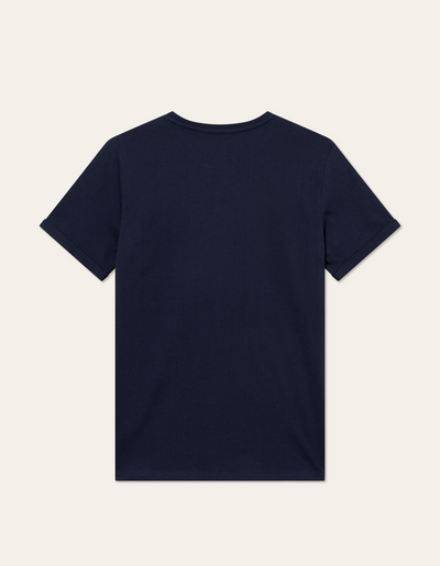 Les Deux CO-LAB Harmony T-Shirt T-Shirt 460474-Dark Navy/Washed Denim Blue