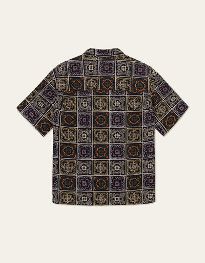 Les Deux CO-LAB Harry KaDeWe AOE SS Shirt Shirt 100000-Black/Multicolor