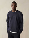 Les Deux MEN Lens Sweatshirt Sweatshirt 460201-Dark Navy/White