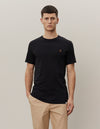Les Deux MEN Nørregaard T-Shirt T-Shirt 0101-Black