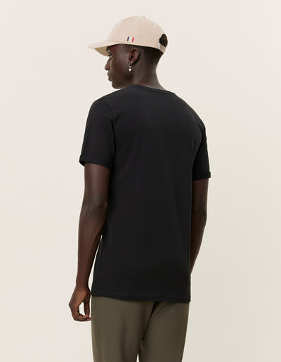 Les Deux MEN Nørregaard T-Shirt Tonal T-Shirt 100100-Black