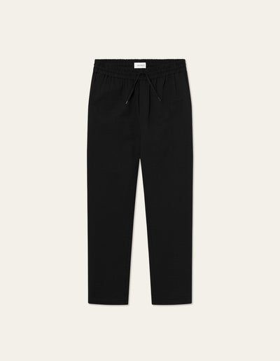 Les Deux MEN Patrick Seersucker Pants 2.0 Pants 100100-Black