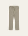 Les Deux MEN Patrick Twill Pinstripe Pants Pants 836215-Light Sand Melange/Ivory