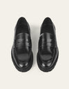 Les Deux MEN Thatcher Polido Loafer Shoes 100100-Black
