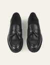 Les Deux MEN Thatcher Tassel Loafer Shoes 100100-Black