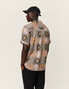 Les Deux MEN Tiles AOP SS Shirt Shirt 999999-Multicolor