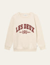 Les Deux Kids University Sweatshirt Kids Sweatshirt 218634-Light Ivory/Burnt Red