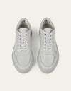 Les Deux MEN Wesley Leather Sneaker Shoes 311311-Light Grey