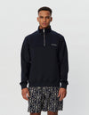 Les Deux MEN Ballier Track Half-Zip Sweatshirt Tracksuit 460460-Dark Navy