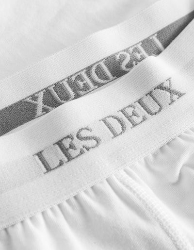 Les Deux MEN Warren 2-Pack Boxers Underwear and socks 201201-White