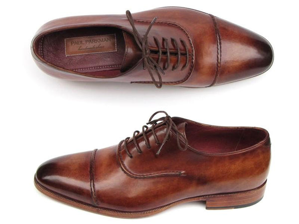 Paul Parkman Men's Captoe Brown Hand Painted Oxfords – Styles By Kutty