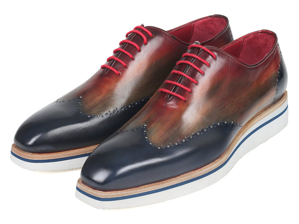 Paul Parkman Men's Smart Casual Wingtip Oxfords Multi-color – Styles By  Kutty