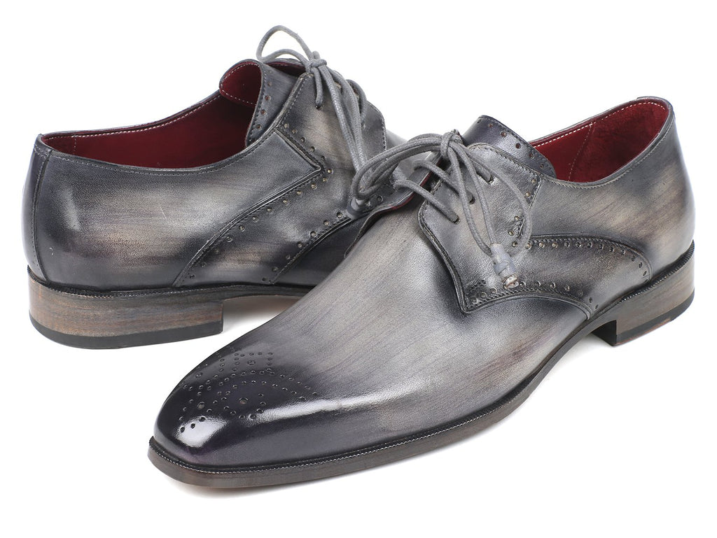 gray derby shoes