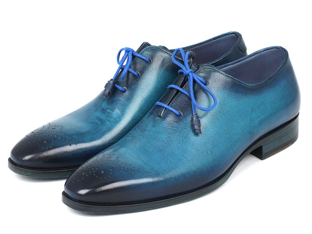 Paul Parkman Men's Blue & Navy Medallion Toe Oxfords – Styles By Kutty