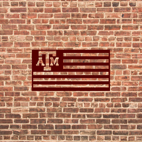 Texas A&M Gig 'Em Steel Wall Sign. Keystone Steel Co. – KEYSTONE STEEL CO.