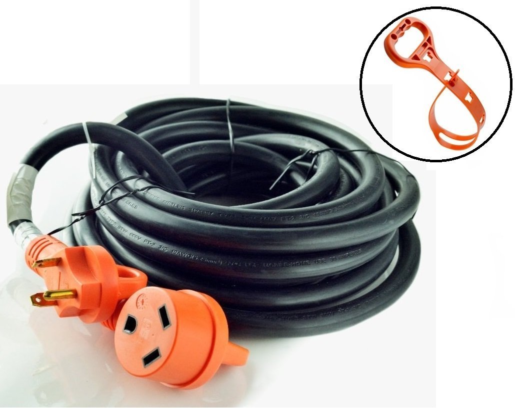 GoWISE Power 50-Feet 30-Amp RV Extension Cord with Handles
