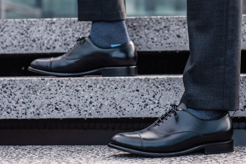Men's Black Executive Cap Toe Dress Shoe - Thursday