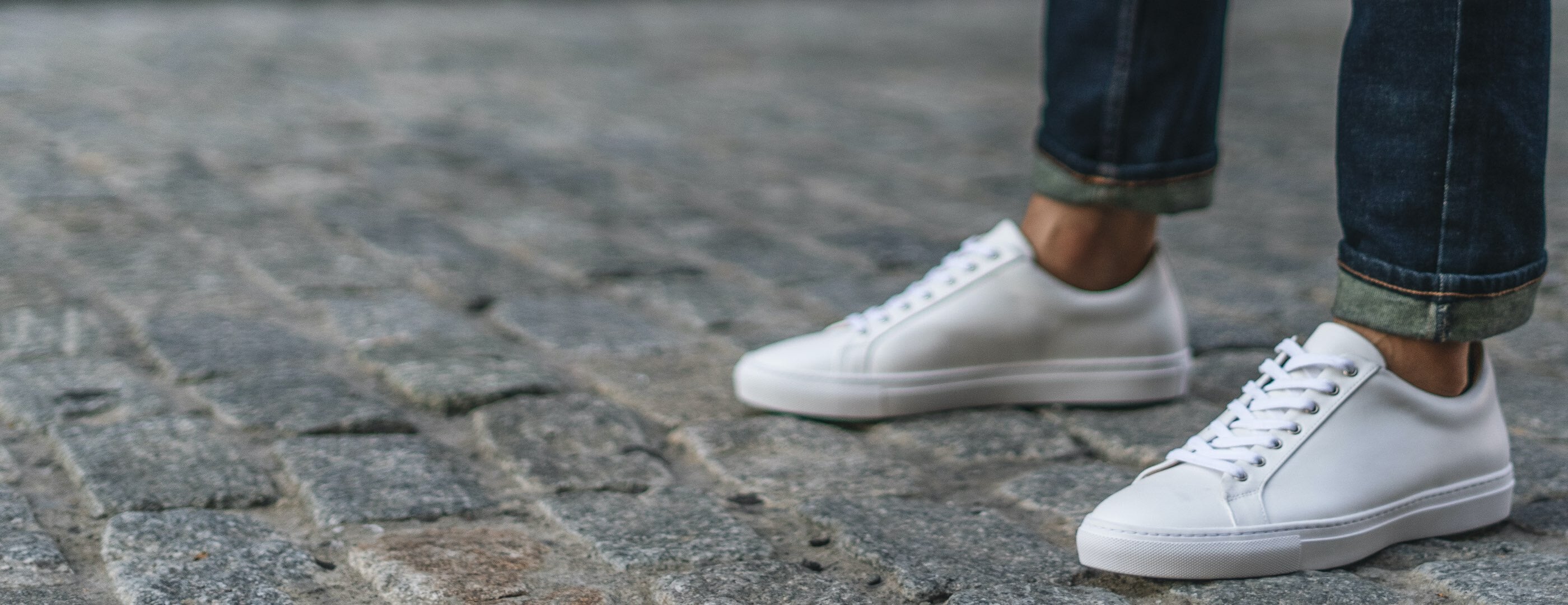 Men's Premier Low Top In White Leather - Thursday Boot Company