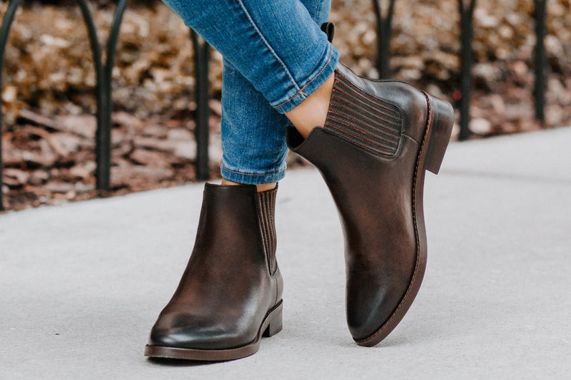 coffee color boots