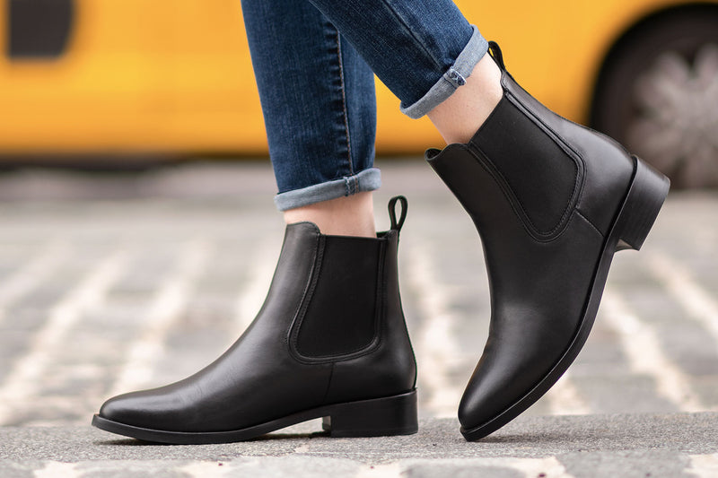 Women's Black Duchess Chelsea Boot - Thursday Boot Company