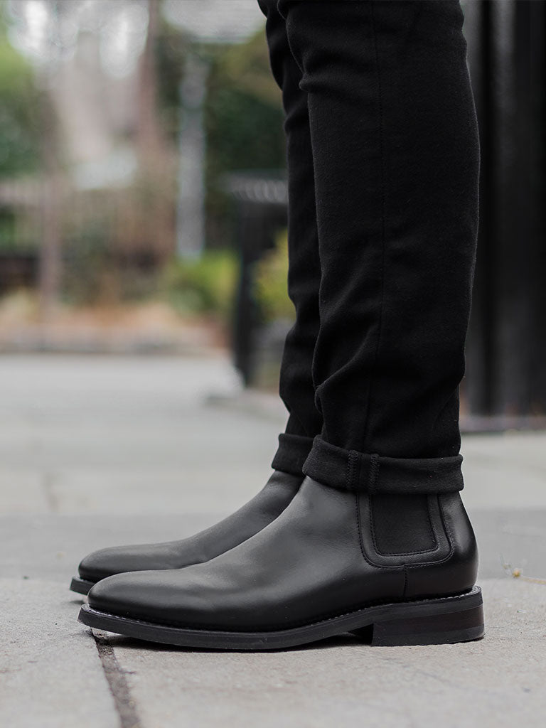 Men's Black Duke Chelsea Boot - Thursday Boot Company