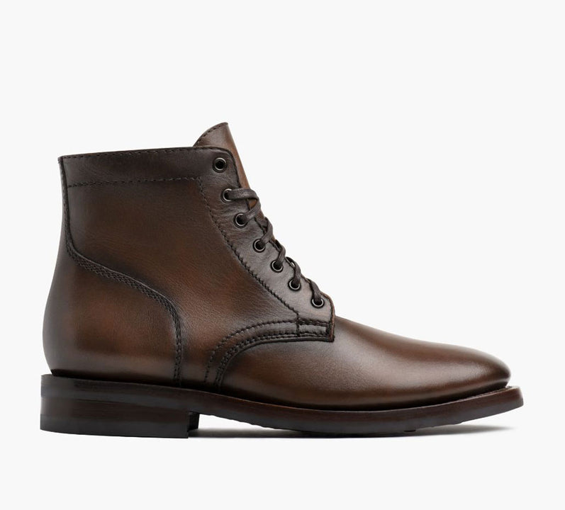 Men's President Lace-Up Boot in Anejo Leather - Thursday Boot Company