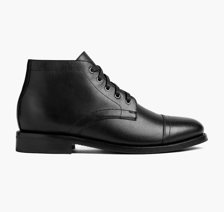 Men's Cadet Lace-Up Boot in Black - Thursday Boot Company