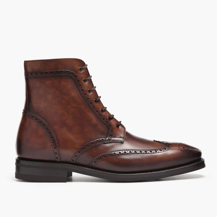 Men's Wingtip Boot In Color #77 Leather - Thursday Boot Company