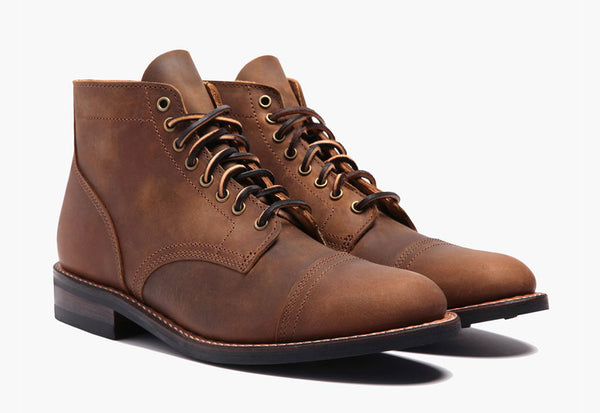 Men's Vanguard Lace-Up Boot In Burnt Copper - Thursday Boot Company