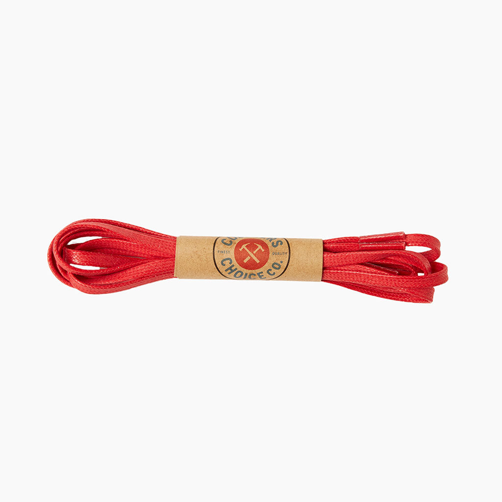 boot laces red