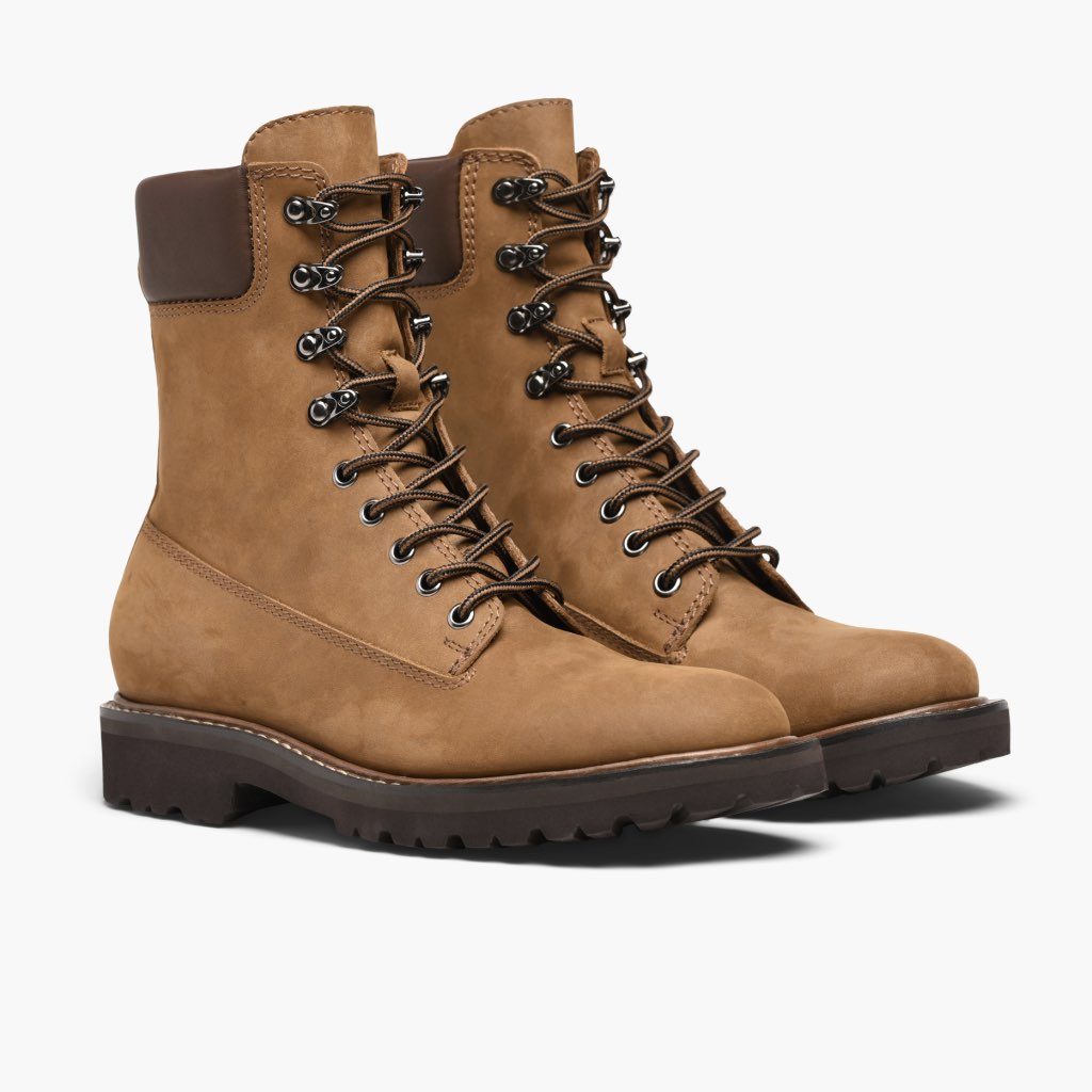 Men's Explorer Combat Boot In Cedar Tan Leather - Thursday Boots