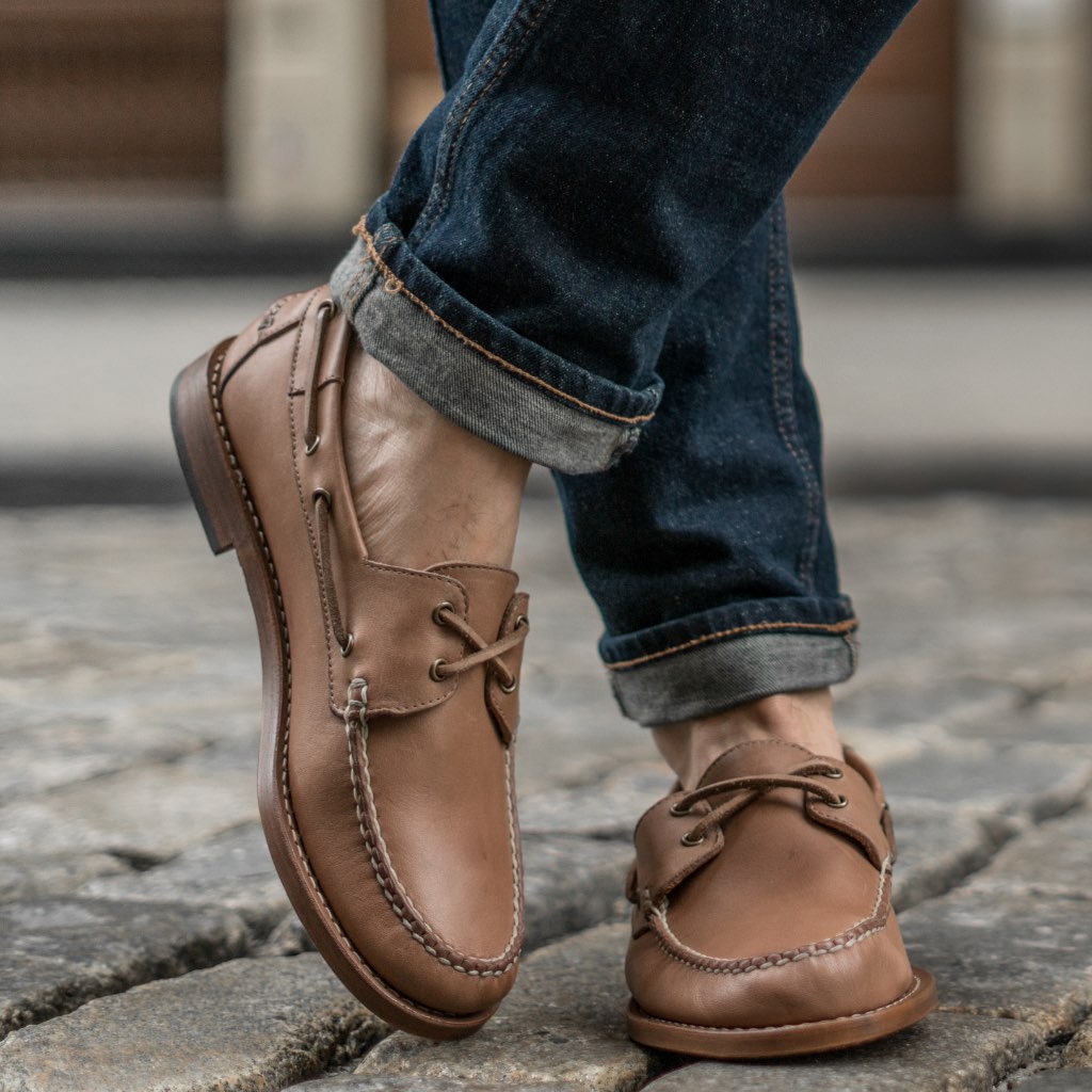 Men's Handsewn Loafer In Tan 'Biscuit' Leather - Thursday Boot Company