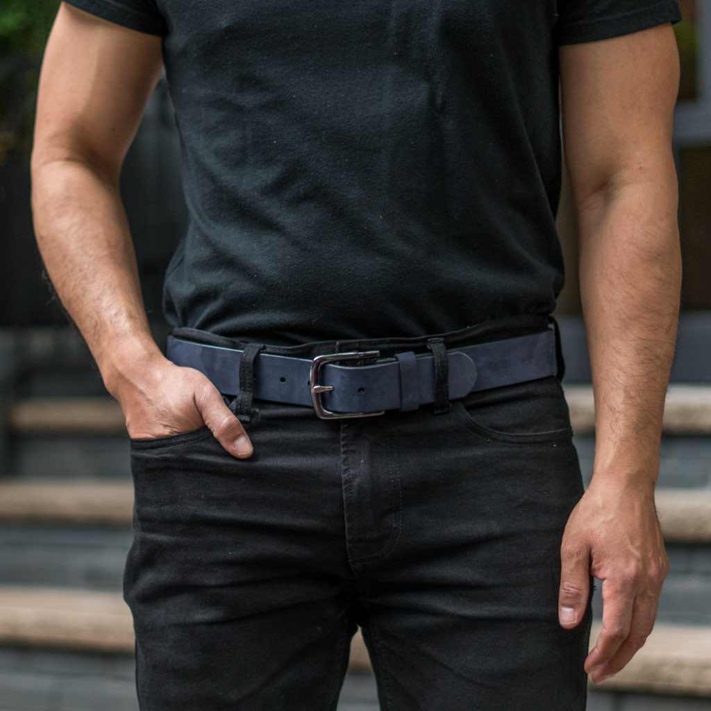 Men's Heritage Leather Belt | Marino Matte