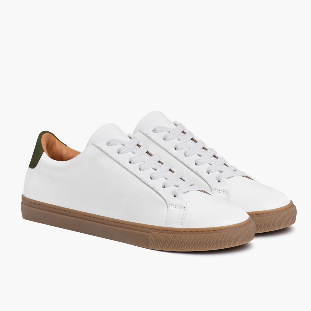 Men'S Legacy Low Top In White Leather - Thursday Boot Company