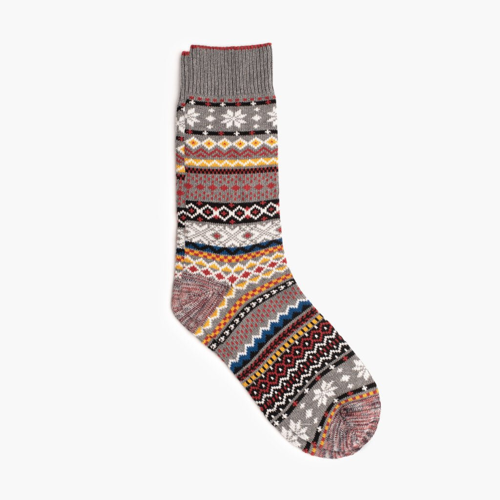 Men's Sodello Norwegian Sock in Heather Grey - Thursday Boot Company