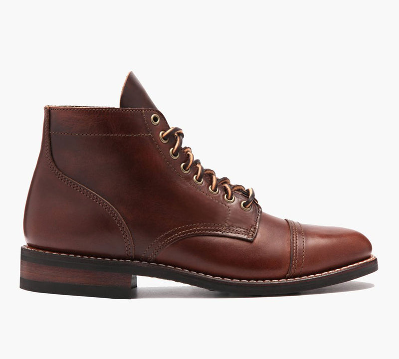 Men's Vanguard Lace-Up Boot In French Roast - Thursday Boot Company