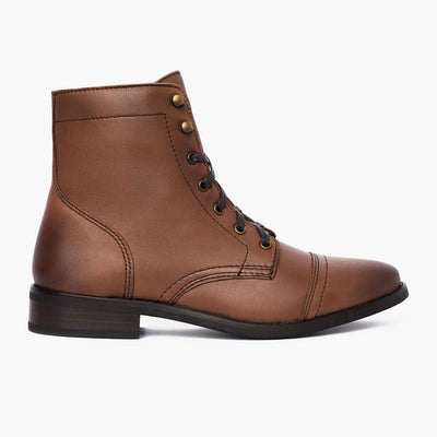 Women's Natural Captain Lace-Up Boot - Thursday Boot Company
