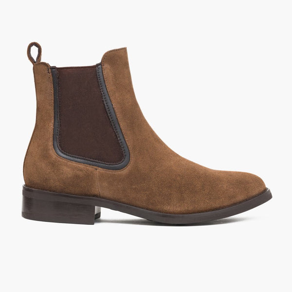 chelsea suede boots women's